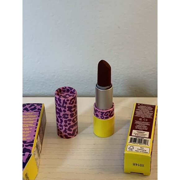 2X SET Lime Crime Soft Touch Comfort Matte Lipstick in VIOLET VIBES .14oz NEW - Picture 15 of 16